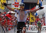 Kim Kirchen wins the sixth stage of the Tour de Suisse 2008